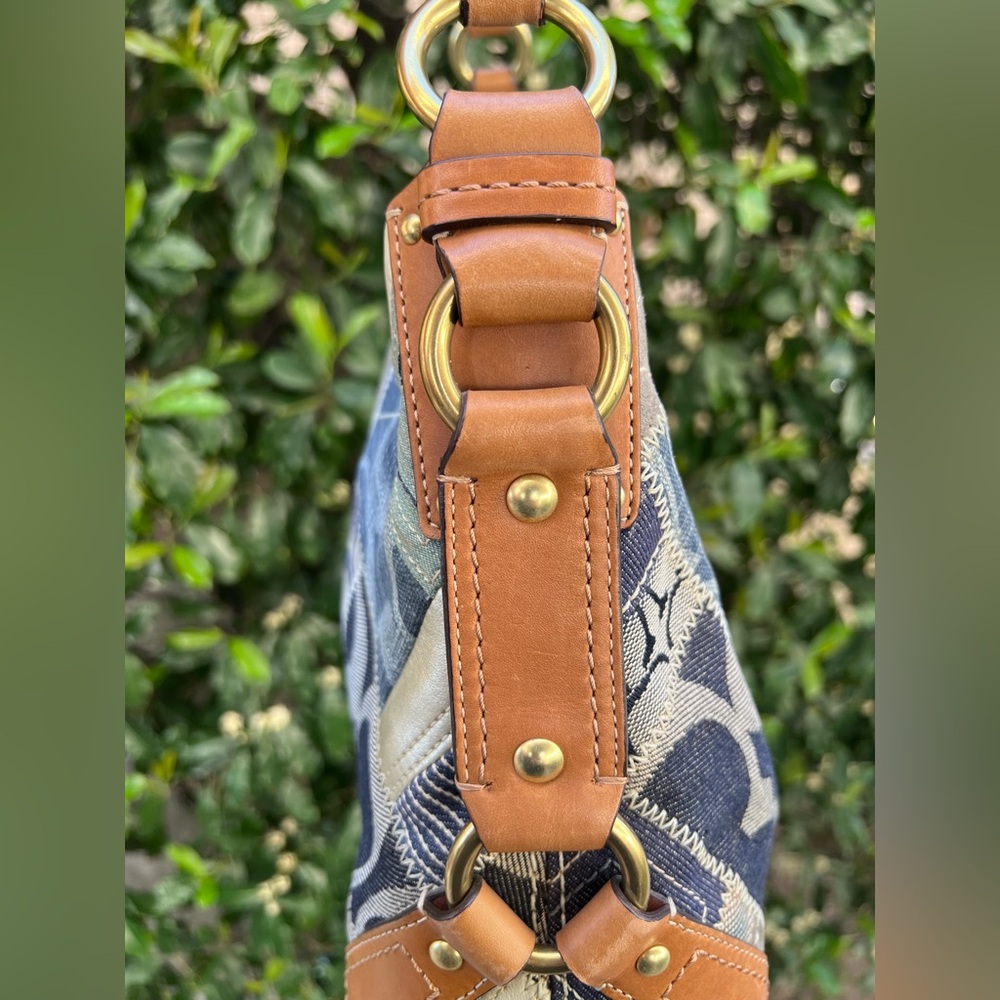 Coach 2008 Carly Patchwork denim - image 8